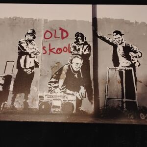 Old Skool Street Art Canvas